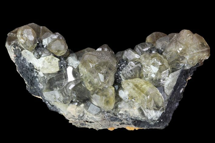 1.8" Cerussite Crystal Cluster on Galena - Morocco